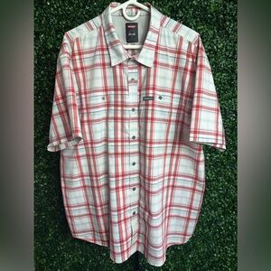 Wrangler Men's Outdoor Short Sleeve Utlity Camp Shirt